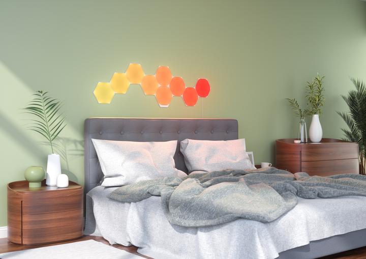 Image du produit Nanoleaf Kit de démarrage des formes hexagonales (9x) (100 lm)