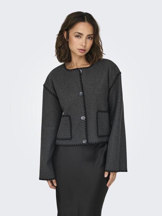 Produktbild Only Reverskragen Tief angesetzte Schulter Mantel Jacke (M)