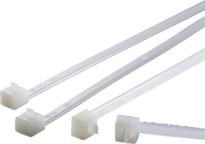 Image du produit HellermannTyton Colliers de serrage réutilisables 300x4,6mm (Serre-câbles en plastique, 300 mm, 100 pcs)