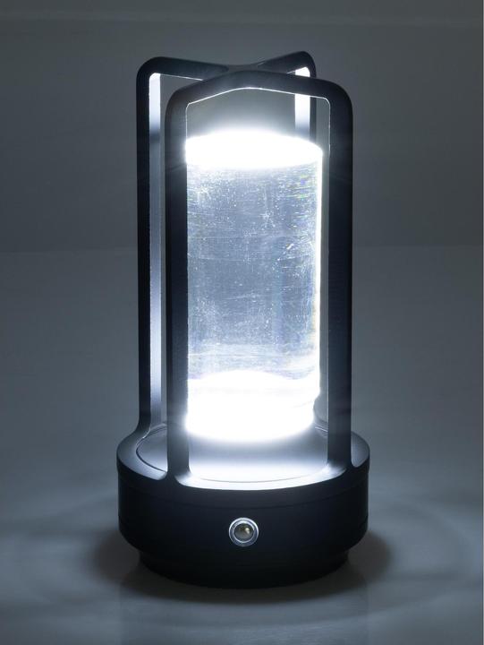 Actual product image Cocon USB-Tischleuchte Laterne, Schwarz, Dimmbar: nicht dimmbar