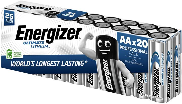 Energizer Ultimate Lithium (20 Stk., AA, 3000 mAh)