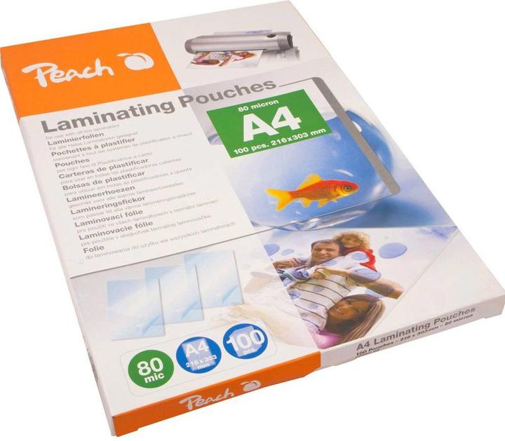 Immagine prodotto Peach Pp580-02 (A4, 100 pz., 80 µm)