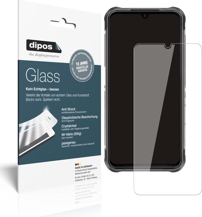 Dipos Displayschutz Anti-Shock (2 Stück, Umidigi Bison)