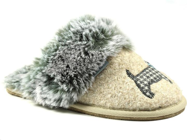 Immagine prodotto Lazy Dogz Pantofole Scottie III foderate in pelliccia sintetica (37)