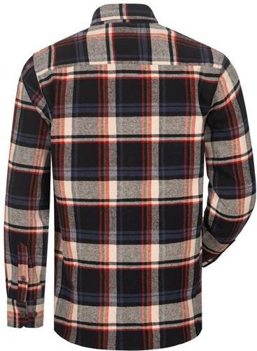 Actual product image Craftland Hemd TURRELL Gr.XXXXL schwarz/marine/beige/rot kariert (4XL)