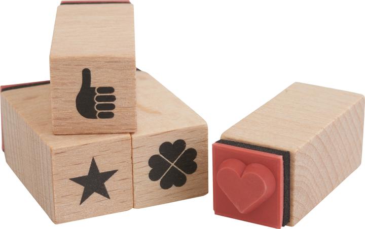 DIY Set Holzstempel A-Z - Set timbri in legno A-Z