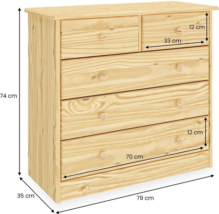 Image du produit IDIMEX Rondo (79 x 35 x 74 cm)