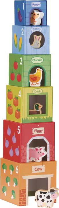 Produktbild Spielba Stapelturm mit Holztiere