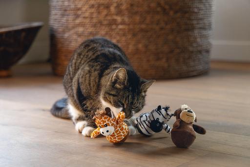 Immagine prodotto Beeztees Dschungel Wobbler (Gatto di peluche)