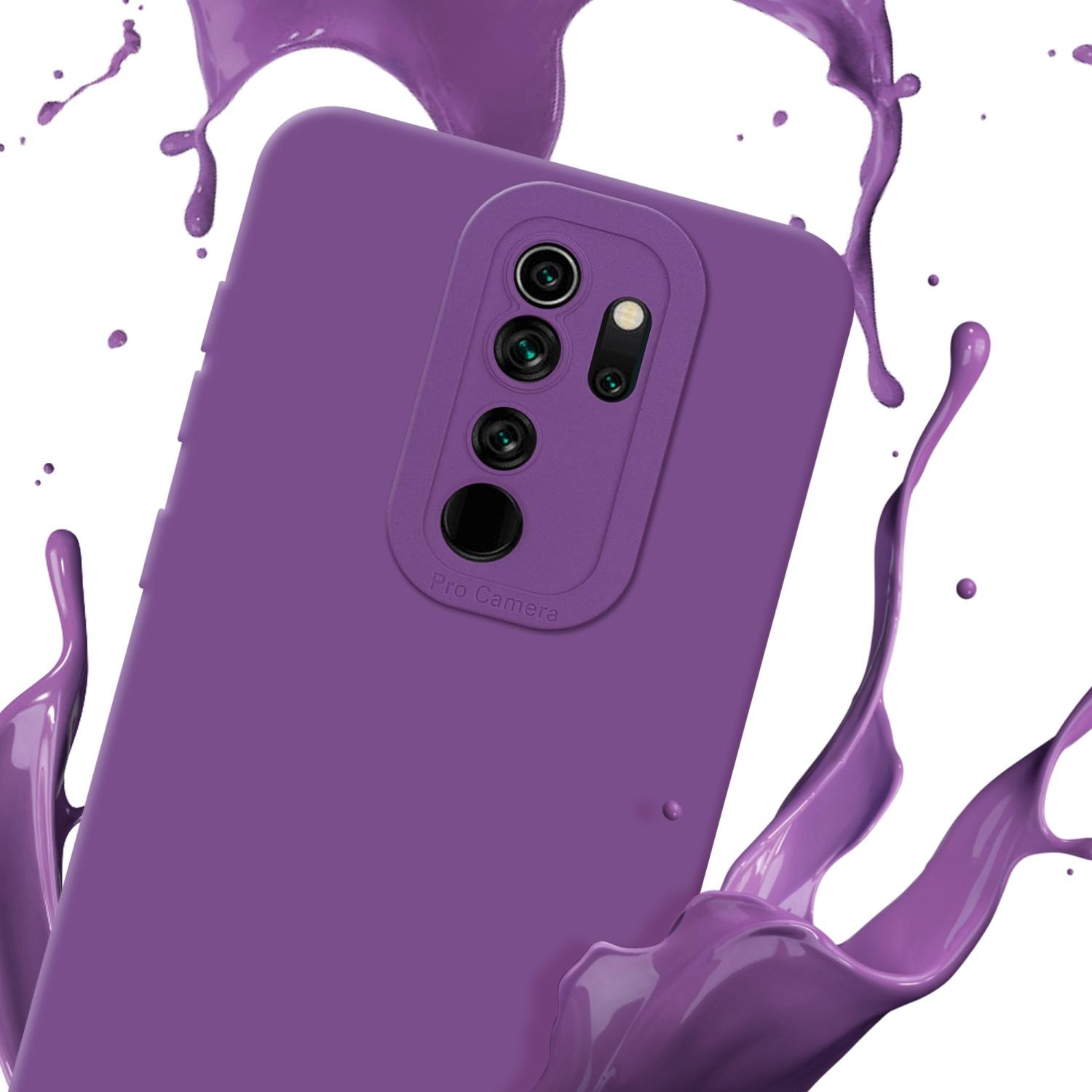 Thumbnail - Cadorabo Hülle für Xiaomi RedMi NOTE 8 PRO im TPU Fluid LM162 Style (Xiaomi Redmi Note 8 Pro), Smartphone Hülle, Violett