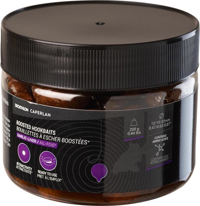Produktbild Caperlan Boilies Karpfen Knoblauch Leber
