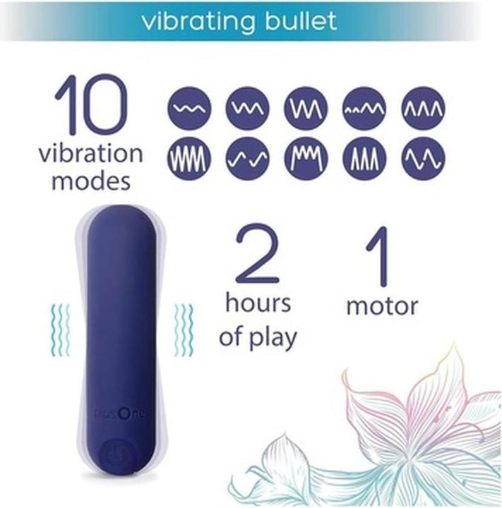 Actual product image Best plusOne Bullet Vibrator for Women Mini Vibrator made of Body-Safe Silicone