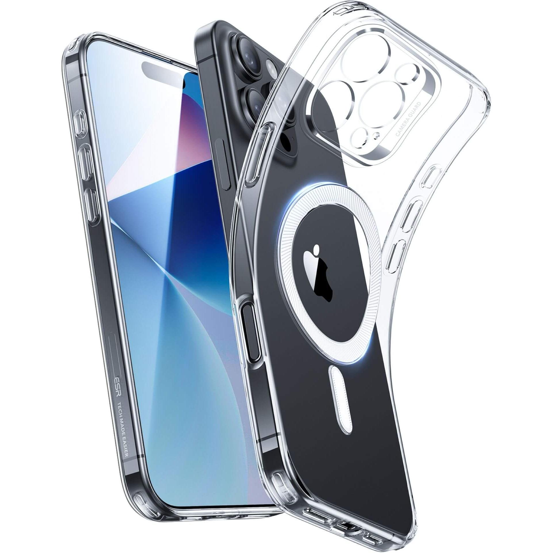 ESR Zero HaloLock Case (Apple iPhone 16 Pro), Smartphone Hülle, Transparent