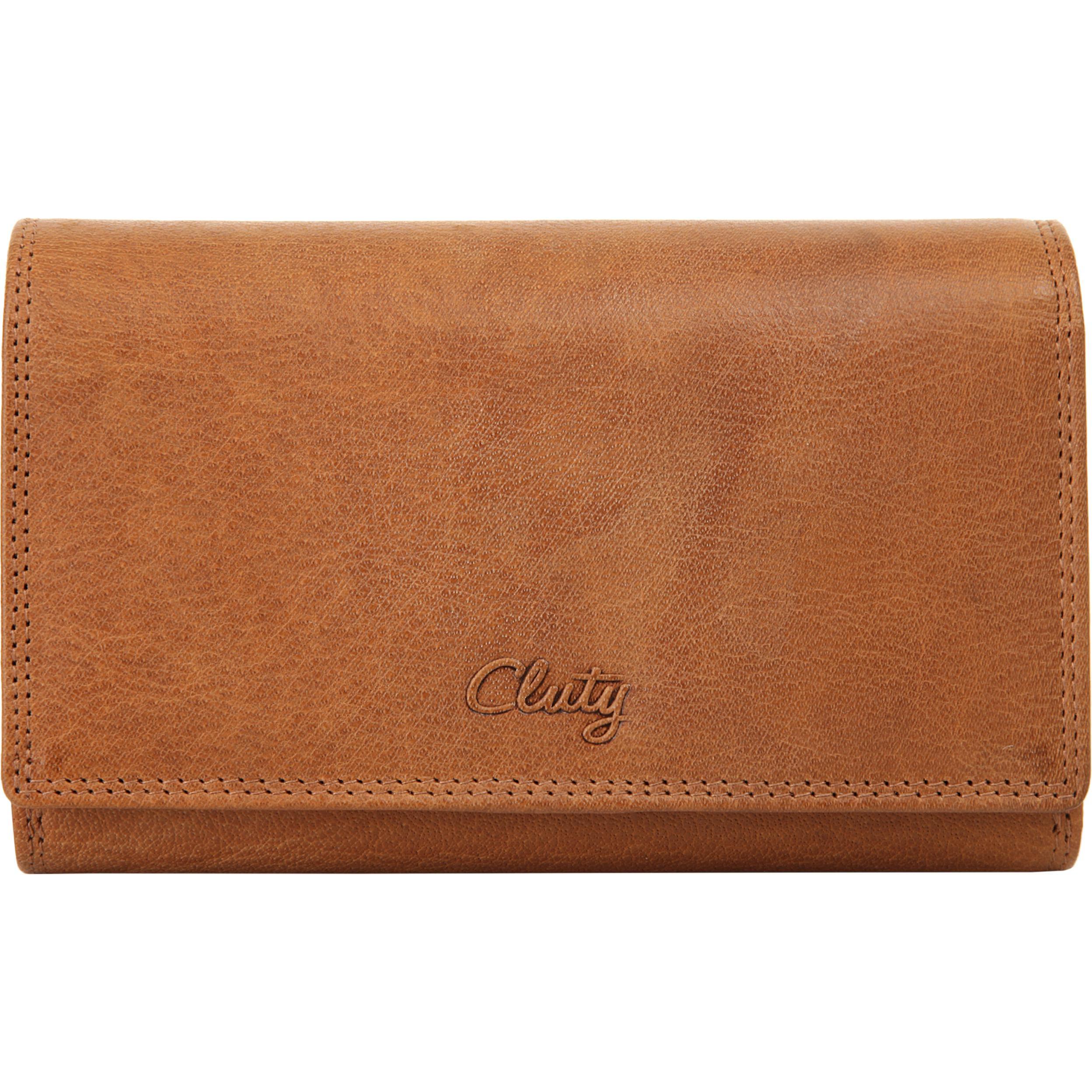 Cluty, Portemonnaie, Geldbörse, Braun