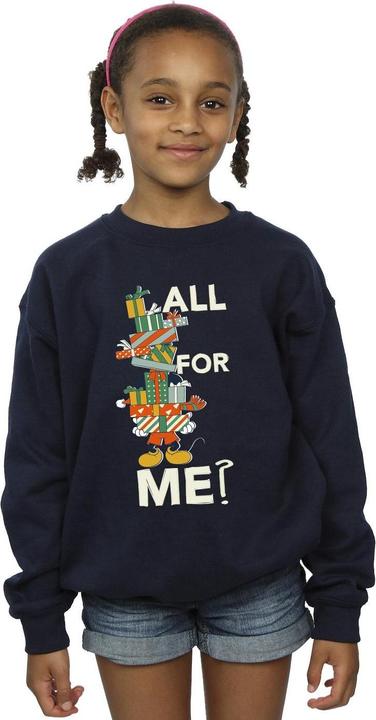 Produktbild Disney Mickey Mouse Presents All For Me Sweatshirt Mädchen (104)