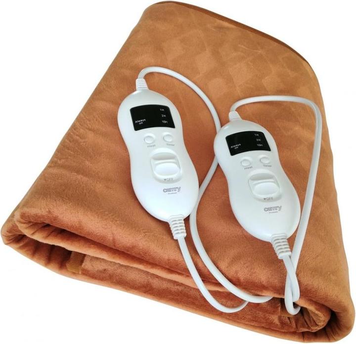 Produktbild Camry CR 7436 Electric Heating Blanket with Timer, Super Soft Fleece, 150x160cm