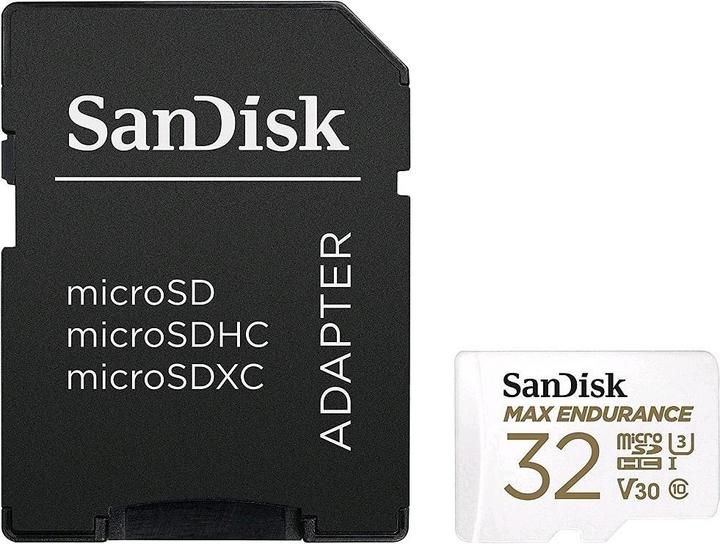 Image du produit SANDISK endurance maximale (32 Go, microSDHC, U3, UHS-I)