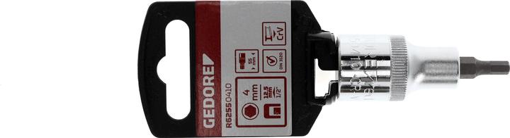 Produktbild Gedore Red red R62550410 Schraubendraubereinsatz 1/2" 4 mm Länge 55 mm (4 mm)