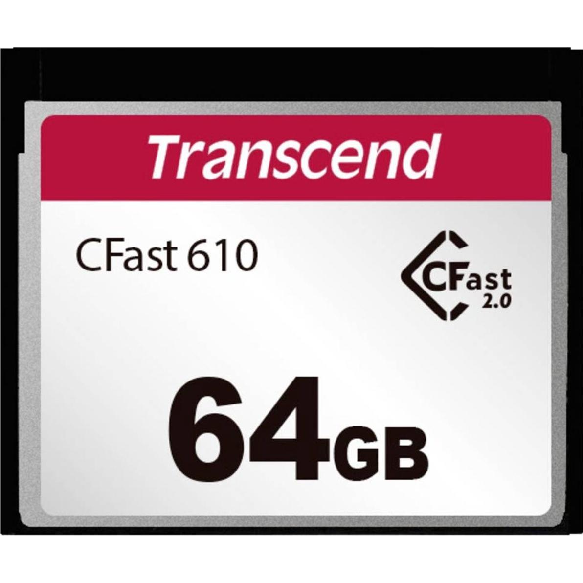 Transcend CFast-Karte 64 GB (64 GB, CFast 2.0), Scheda di memoria