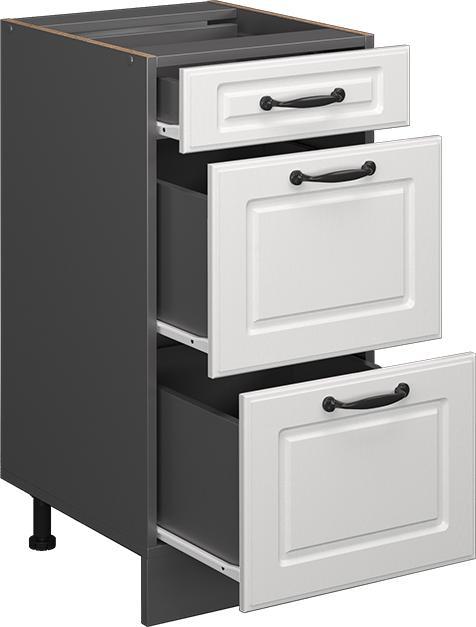 Anthrazit, Weiss Landhaus