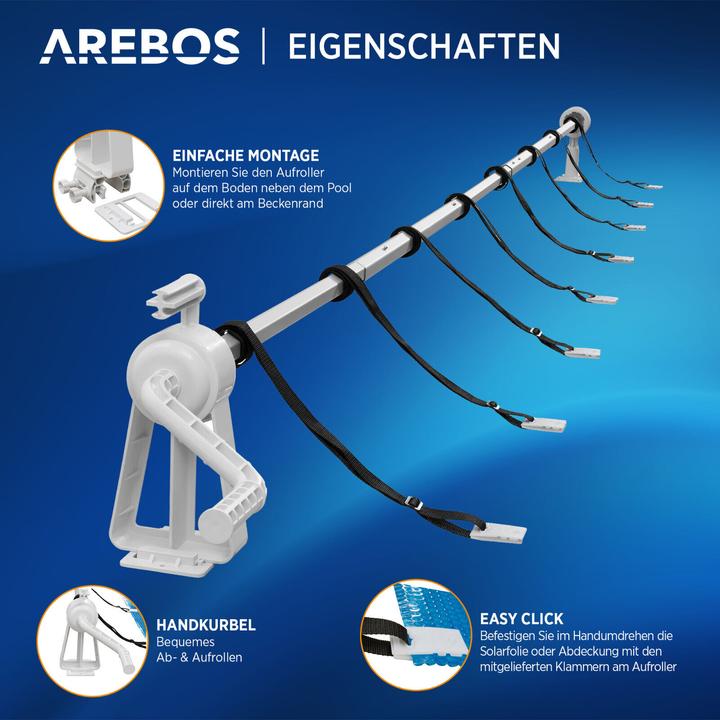 Produktbild Arebos Pool Aufroller