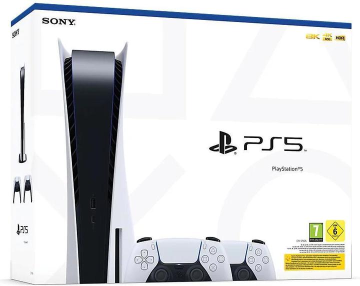 Image du produit Sony PlayStation 5 avec une deuxième manette sans fil DualSense