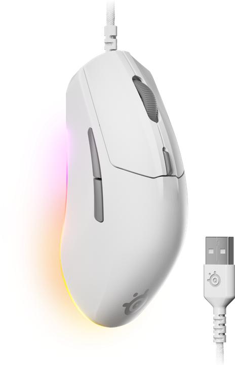 Productafbeelding SteelSeries Rival 3 Gen 2 - White (Bedraad)