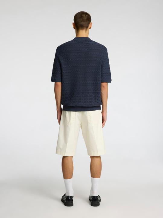 Image du produit Selected Kurzärmeliges Polohemd aus Strick (S)