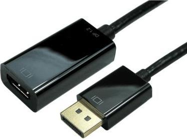 Image du produit RS PRO Adaptateur HDMI femelle HDMI - DisplayPort mâle, 150mm (HDMI, 20 cm)