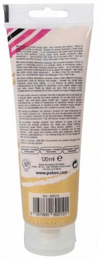 Produktbild Pebeo Decocrème Perlmutt Acrylfarben (Gold, 120 ml)