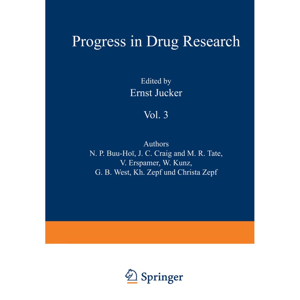 Fortschritte der Arzneimittelforschung / Progress in Drug Research / Progrès des Recherches Pharmace, Fachbücher von Juc...