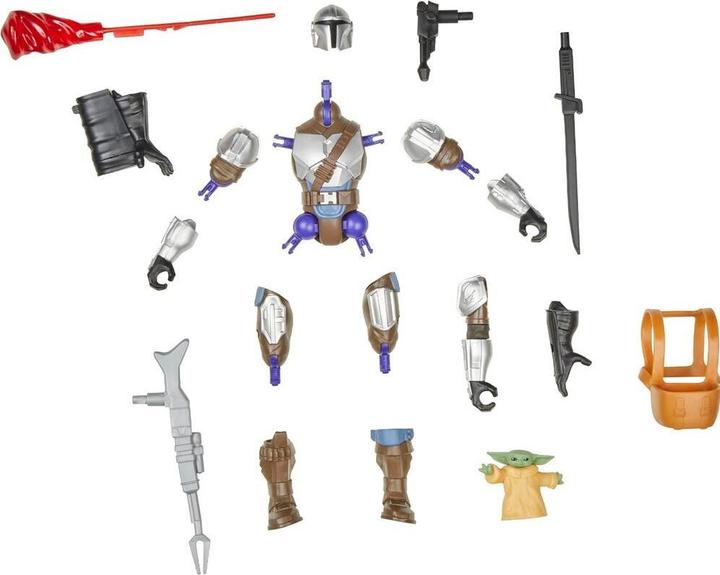 Produktbild Star Wars MixMashers ™ Mandalorianer & Grogu individualisierbares Mix-And-Match Deluxe Action-Figuren