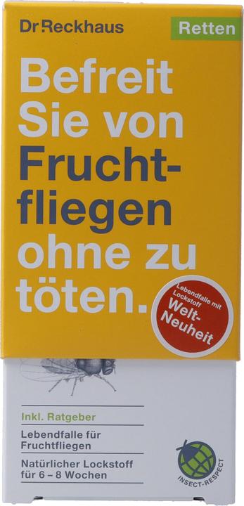 Produktbild Dr. Reckhaus Fruchtfliegen-Retter 1 Rettungsgefäss + 1 Lockstoff