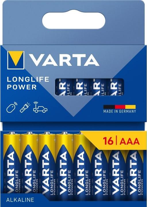Produktbild Varta Longlife Power AAA Pack 16 (16 Stk., AAA, 1260 mAh)