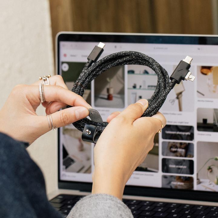 Actual product image Native Union 2 in 1 charging cable (1.50 m, USB 2.0, 240 W)