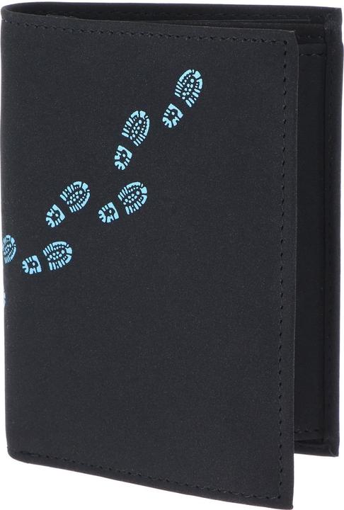 Black, Cyan, Footsteps 2.0 Print Cyan Black