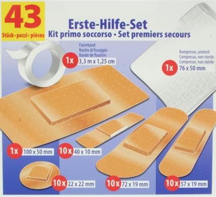 Immagine prodotto Magni Kit di pronto soccorso 43 pezzi. (Accessori per kit di primo soccorso)