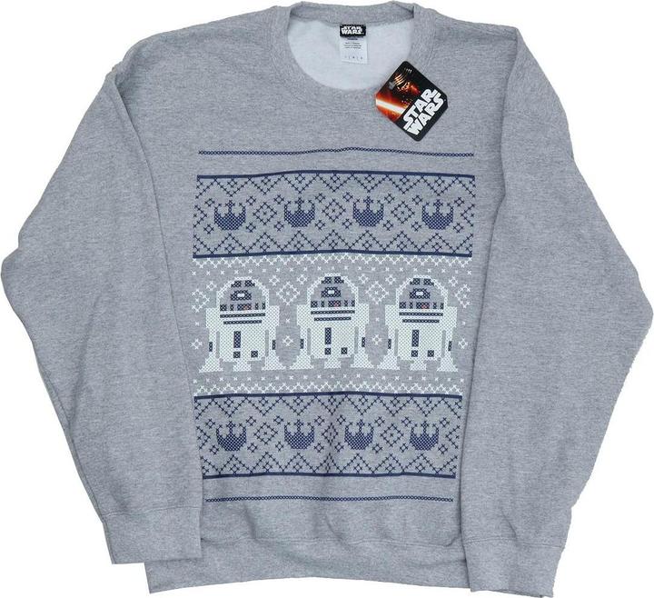 Immagine prodotto Star Wars Christmas R2-D2 Fair Isle Felpa Uomo (XL)