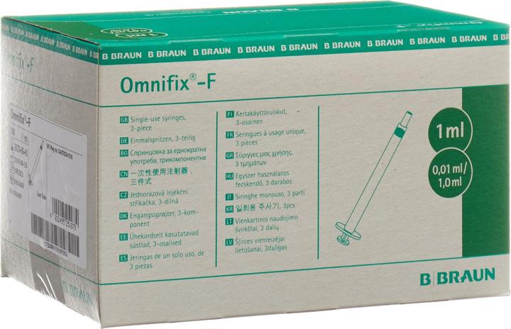 B.Braun OMNIFIX tuberculin syringe 1ml 100