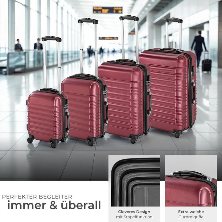 Immagine prodotto tectake Set di valigie rigide (106 l)