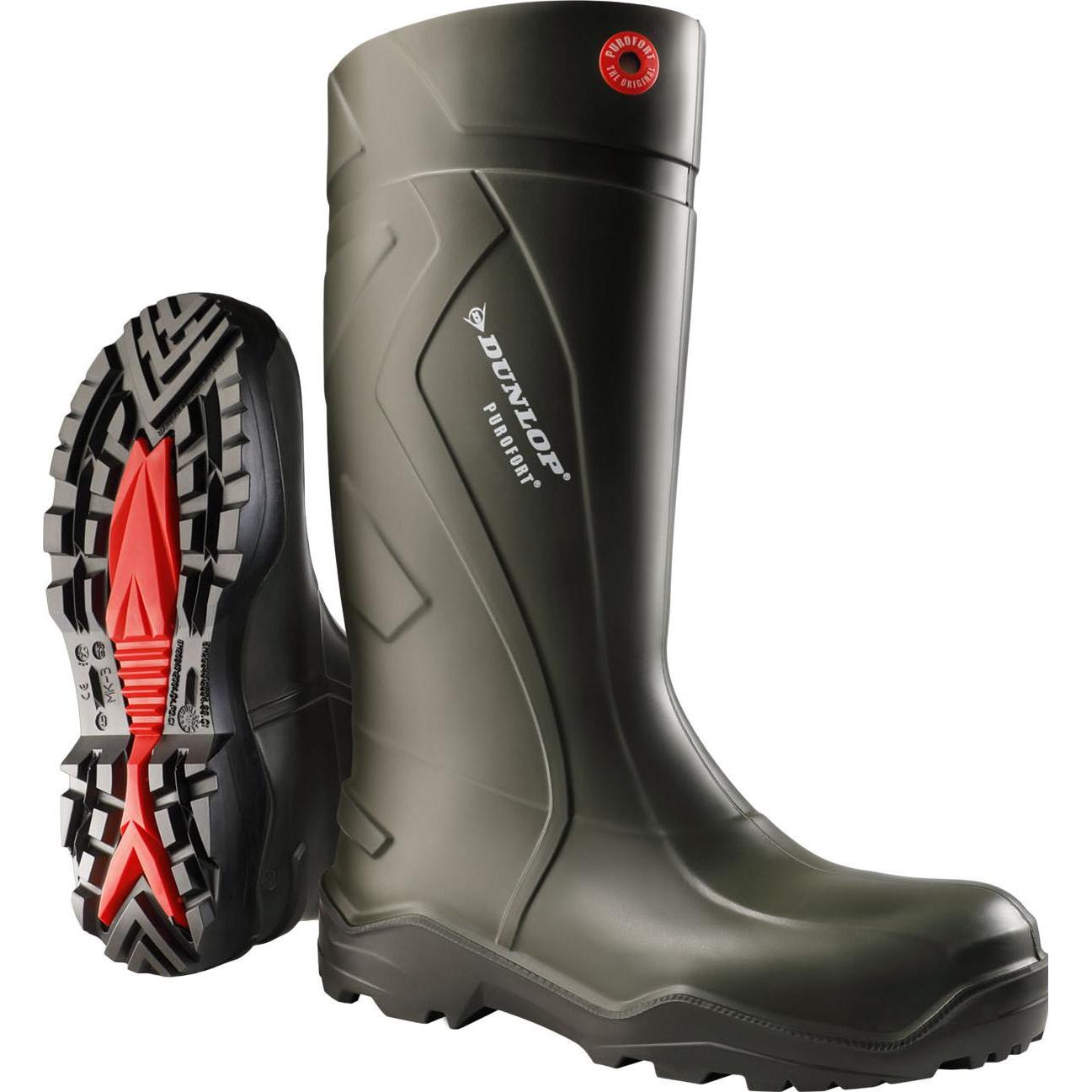 Dunlop Work Boot Purofort+ ungesicherte grüne Grösse 43 D76008430 (O4, 43) (8713197038801)