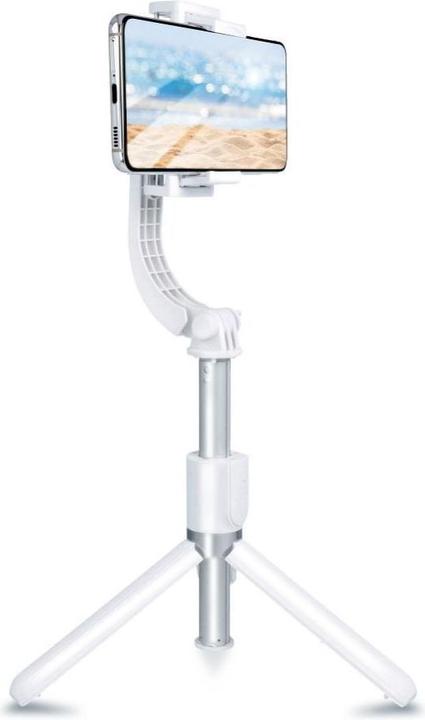 Produktbild OEM Stylus Selfie stick with wireless remote control tripod with stabilizer GIMBAL SSTR-L08 white