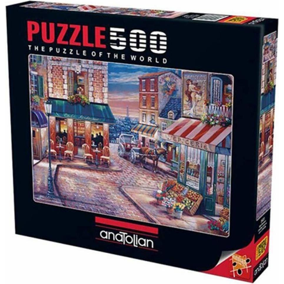 Anatolian 3523 puzzle 500 pcs. Rendezvous on Cafe Street by John O'Brian (500 Teile)