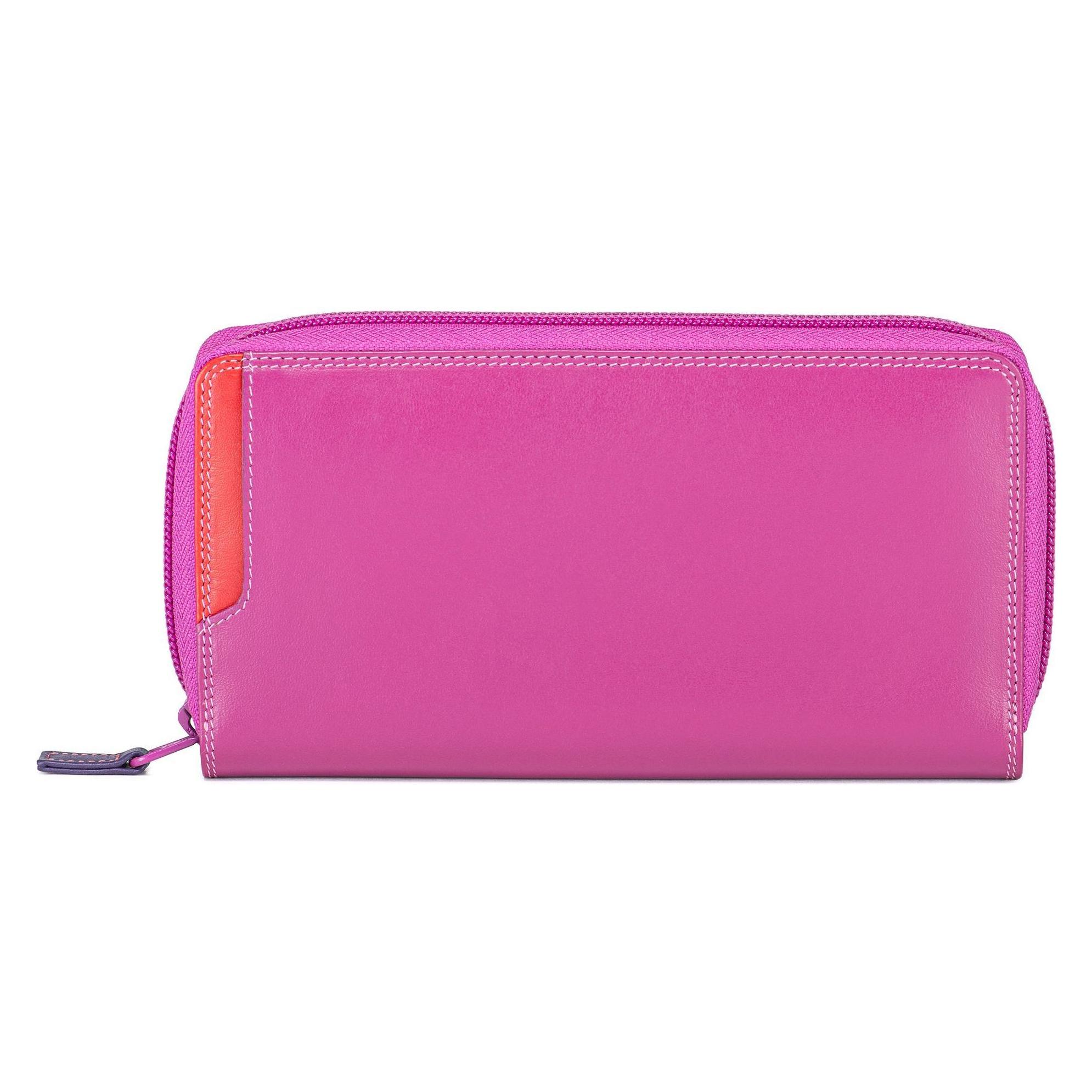 Mywalit, Damen, Portemonnaie, Geldbörse Rfid Schutz Leder 20 Cm, Mehrfarbig