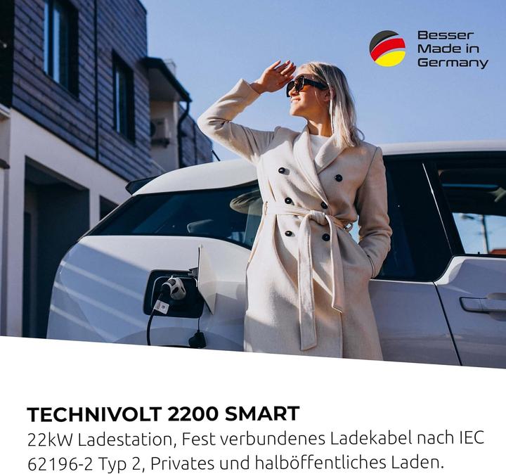 Actual product image Technivolt 2200 Smart (Type 2, 22 kW, 32 A)