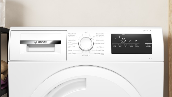 Produktbild Bosch Hausgeräte WTH83VV3 (8 kg, Rechts, EU-Stecker)
