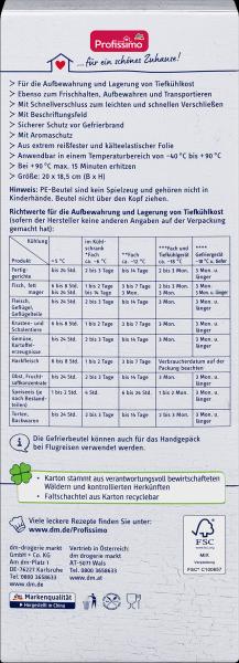 Actual product image dm Profissimo Freezer bag (15 x)