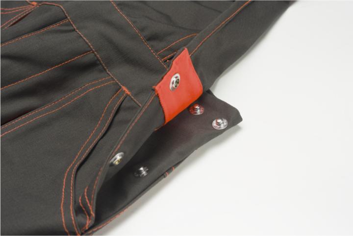 Produktbild Planam Latzhose oliv/orange 110/116 122/128 (122)