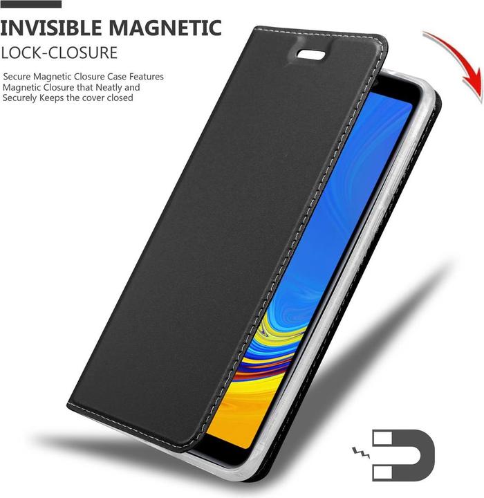 Actual product image Cadorabo Book Classy Style Cover (Samsung Galaxy A7 (2018))