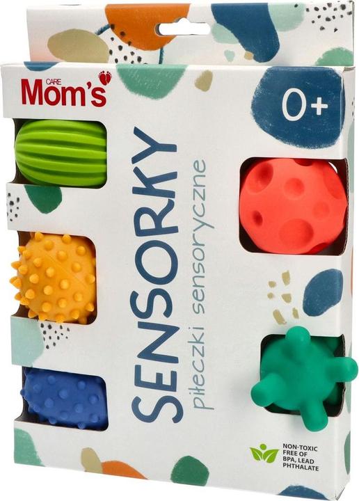 Hencz Toys Piłeczki sensoryczne 5 sztuk Pastelowe